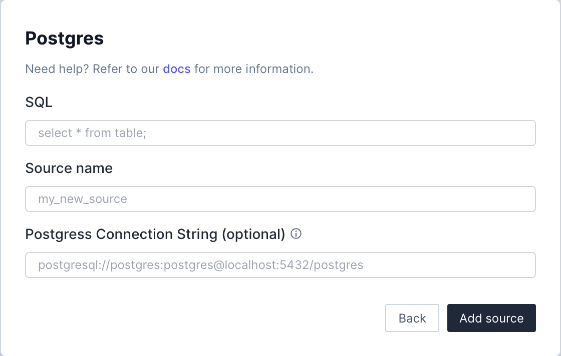 Connecting to PostgreSQL