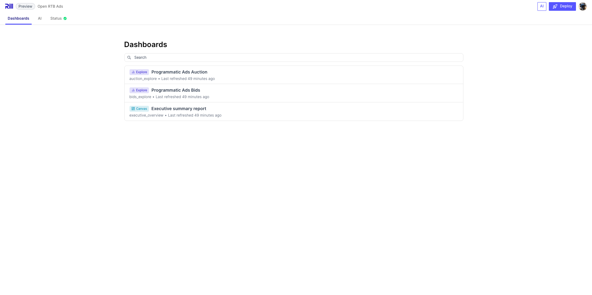 Preview Mode